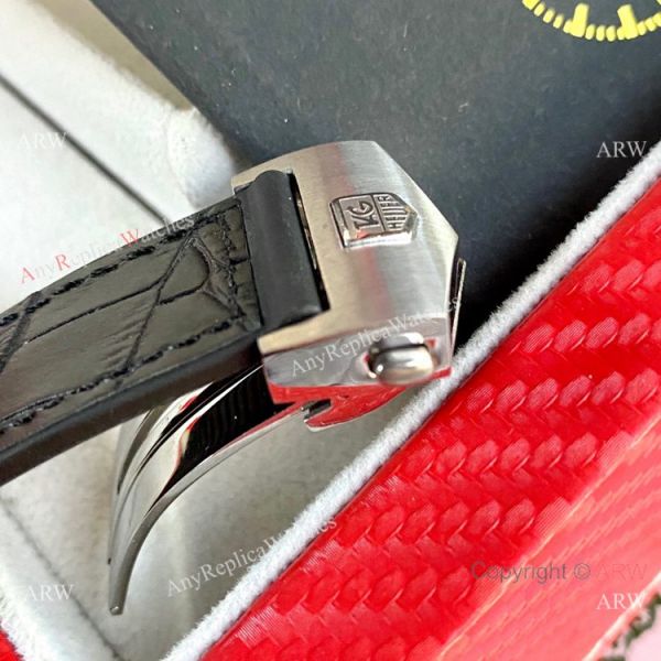 New Replica Tag Heuer Carrera Heuer 02 Watches Black Leather Strap New Replica Tag Heuer Carrera Heuer 02 Watches Black Leather Strap