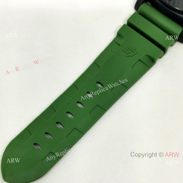 Panerai Replica Watch 47mm Camouflage Dial Military Green Rubber Strap Panerai Replica Watch 47mm Camouflage Dial Military Green Rubber Strap
