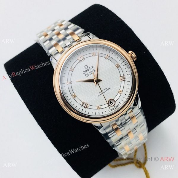 (VS) Omega De Ville Prestige 2-Tone Rose Gold Watch with 2892 Movement (VS) Omega De Ville Prestige 2-Tone Rose Gold Watch with 2892 Movement