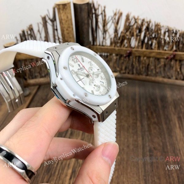 New Hublot Big Bang Evolution Watches SS Ceramic Bezel 44mm New Hublot Big Bang Evolution Watches SS Ceramic Bezel 44mm
