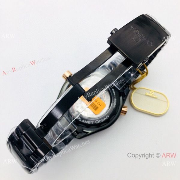 Swiss Grade Omega Planet Ocean Deep Black 600m Rose Gold Bezel Watch OE Factory Swiss Grade Omega Planet Ocean Deep Black 600m Rose Gold Bezel Watch OE Factory