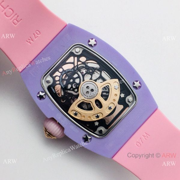 VSF Richard Mille AAA RM 07-03 Marshmallow BonBon Watch Pink Rubber Strap VSF Richard Mille AAA RM 07-03 Marshmallow BonBon Watch Pink Rubber Strap