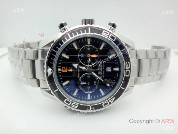 Copy Omega Planet Ocean 007 Chronograph Watch Stainless Steel Copy Omega Planet Ocean 007 Chronograph Watch Stainless Steel