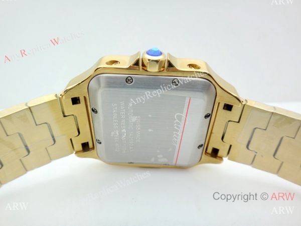Best Quality Cartier Santos Watch All Gold Chronograph 39mm Best Quality Cartier Santos Watch All Gold Chronograph 39mm
