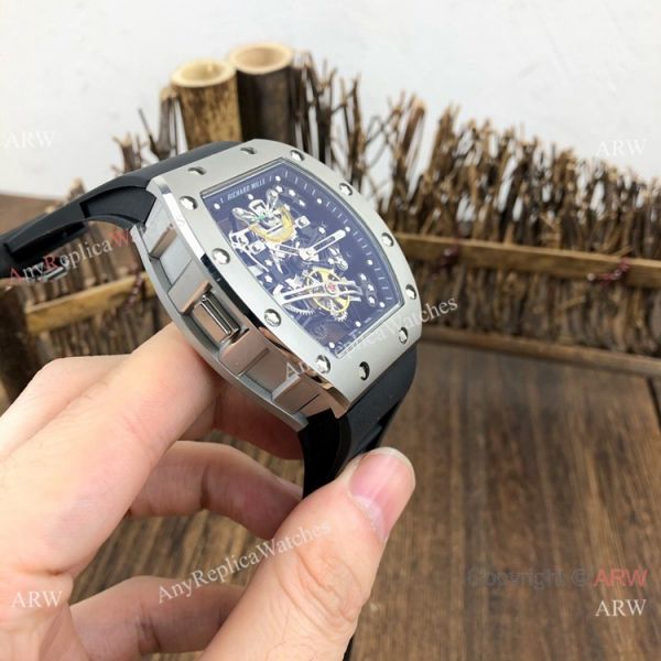 New Copy Richard Mille RM38-01 Gray Rubber Men Watches New Copy Richard Mille RM38-01 Gray Rubber Men Watches