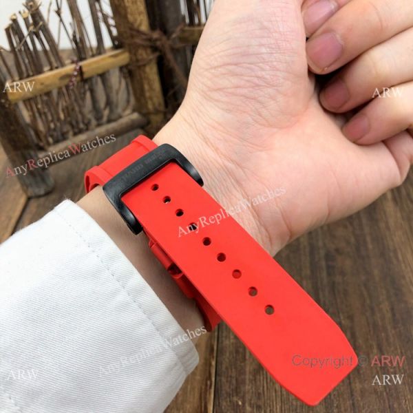Swiss Grade 1 Richard Mille Rm055 Diamond Watch V2 version Red Rubber Strap Swiss Grade 1 Richard Mille Rm055 Diamond Watch V2 version Red Rubber Strap