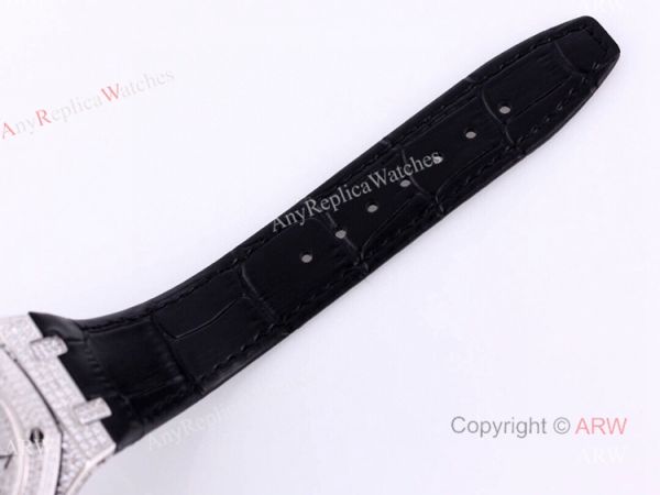 Swiss Replica Audemars Piguet Royal Oak Diamonds With Arabic Dial Automatic Watch For Men Swiss Replica Audemars Piguet Royal Oak Diamonds With Arabic Dial Automatic Watch For Men
