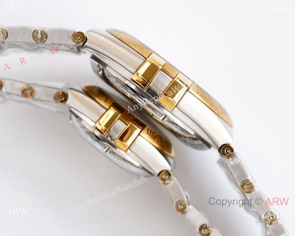 Swiss Quality Copy Omega Double Eagle Watches 2-Tone Silver Dial 38mm or 27mm Swiss Quality Copy Omega Double Eagle Watches 2-Tone Silver Dial 38mm or 27mm