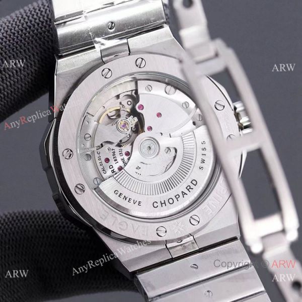 Swiss Replica Chopard Alpine Eagle Large Steel Black Dial 41mm Watch with Diamond Bezel Swiss Replica Chopard Alpine Eagle Large Steel Black Dial 41mm Watch with Diamond Bezel