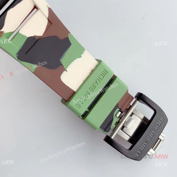KV Factory V2 Upgraded Replica Richard Mille RM-011 Carbon Watch With Camouflage Richard Mille Strap KV Factory V2 Upgraded Replica Richard Mille RM-011 Carbon Watch With Camouflage Richard Mille Strap
