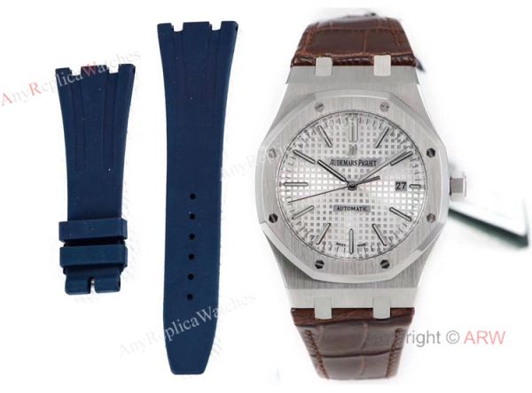 OM Factory New Upgraded Swiss Knockoff Audemars Piguet Royal Oak Silver Dial Mens Watch OM Factory New Upgraded Swiss Knockoff Audemars Piguet Royal Oak Silver Dial Mens Watch