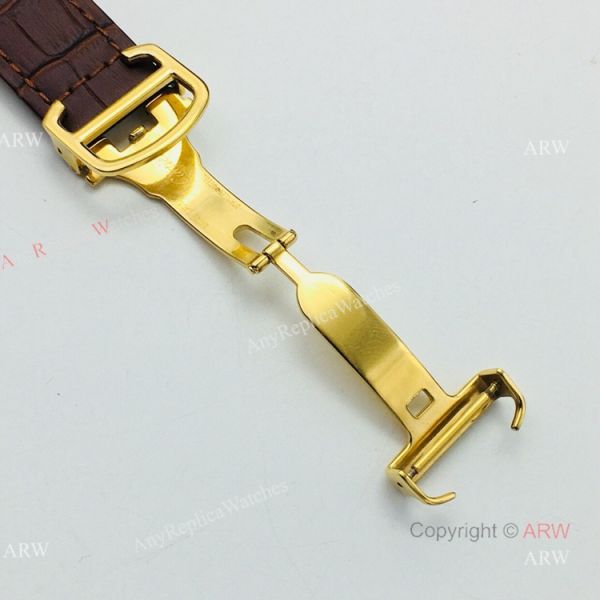 (EGF) New Ronde De Cartier Watch 904L Yellow Gold Diamond Bezel For Men 40mm (EGF) New Ronde De Cartier Watch 904L Yellow Gold Diamond Bezel For Men 40mm