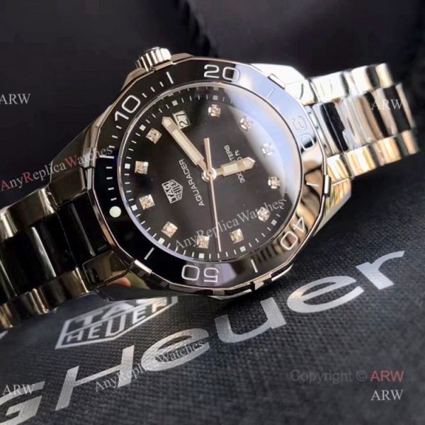 Swiss Grade Replica Tag Heuer Aquaracer 2020 Black Dial Ceramic Diamonds Watch Swiss Grade Replica Tag Heuer Aquaracer 2020 Black Dial Ceramic Diamonds Watch