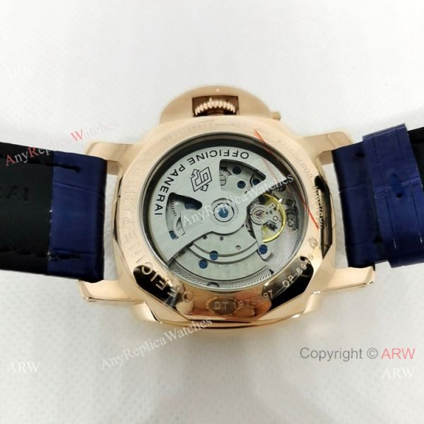Replica Officine Panerai Luminor Watch 44MM Rose Gold Blue Dial Replica Officine Panerai Luminor Watch 44MM Rose Gold Blue Dial