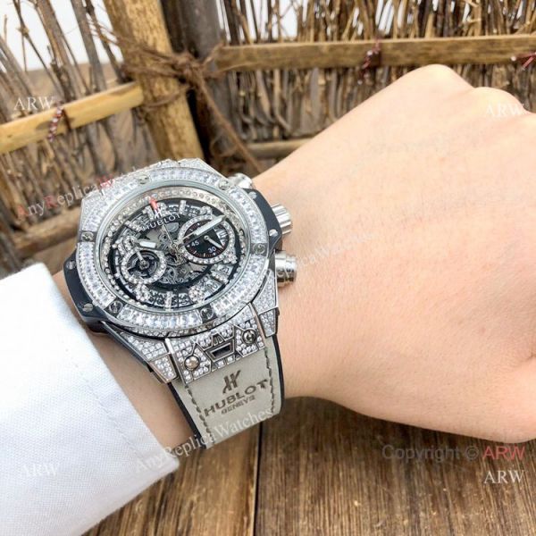 AAA Replica Hublot Big Bang Unico Sapphire Iced Out Watches AAA Replica Hublot Big Bang Unico Sapphire Iced Out Watches