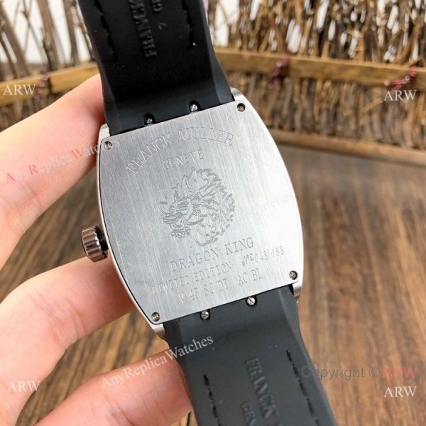 Copy Franck Muller Vanguard Classical V45 Watch Ss Black Gummy Strap Copy Franck Muller Vanguard Classical V45 Watch Ss Black Gummy Strap