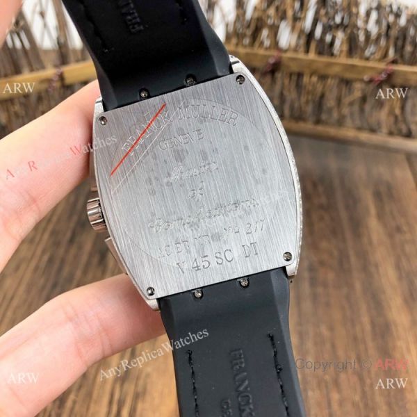 Best Replica Franck Muller Vanguard Chronograph Men Watch SS Diamond Case Black Dial Best Replica Franck Muller Vanguard Chronograph Men Watch SS Diamond Case Black Dial