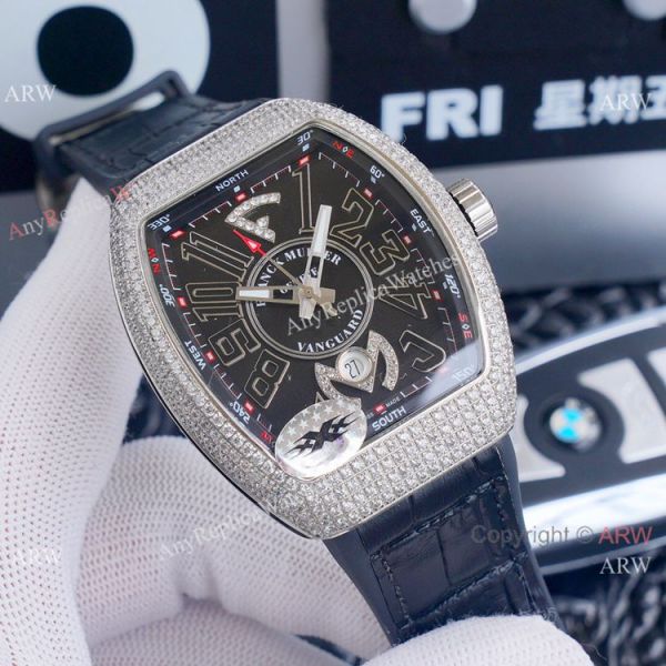 Best Replica Franck Muller Vanguard Yachting v45 Diamond Rose Gold Dial Watches Best Replica Franck Muller Vanguard Yachting v45 Diamond Rose Gold Dial Watches