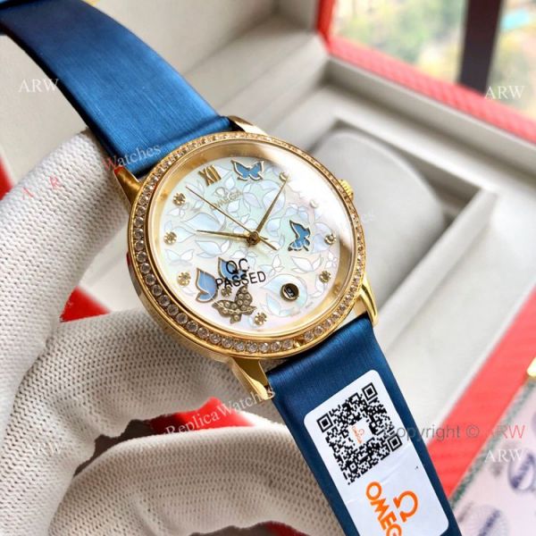 Replica Omega De Ville Special Edition Lady Watches Rose Gold Replica Omega De Ville Special Edition Lady Watches Rose Gold