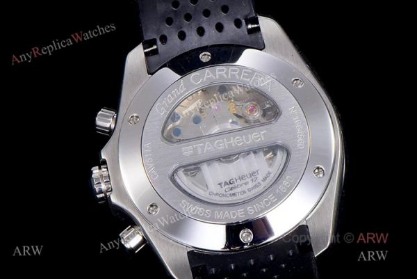 Black Tag Heuer Carrera Automatic Asia 7750 Replica Watches For Men Black Tag Heuer Carrera Automatic Asia 7750 Replica Watches For Men
