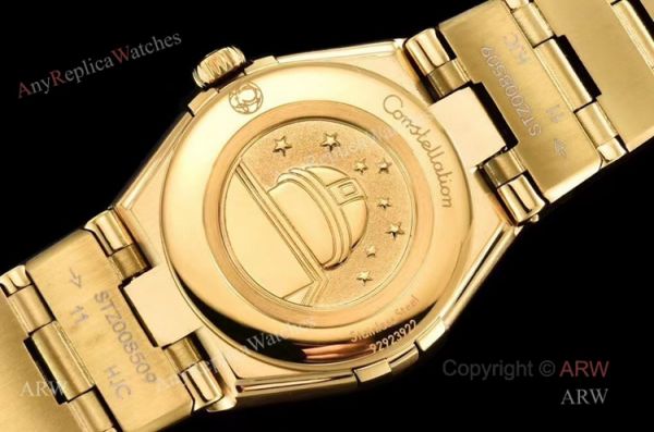 GF Factory Yellow Gold Omega Constellation Quartz Swiss Made Knockoff Watch 25mm GF Factory Yellow Gold Omega Constellation Quartz Swiss Made Knockoff Watch 25mm