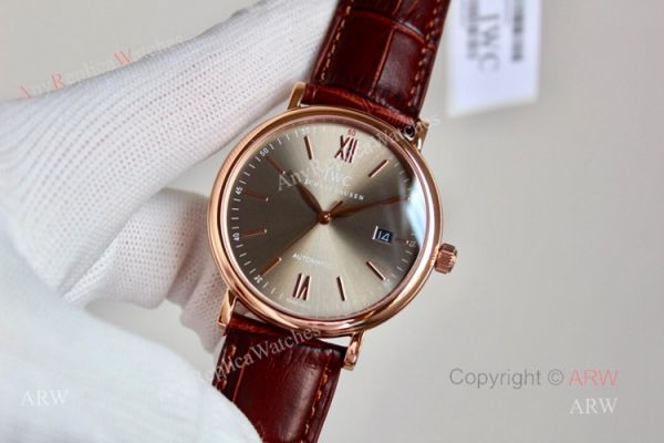 High Quality Replica Rose Gold IWC Portofino Automatic Watch For Men High Quality Replica Rose Gold IWC Portofino Automatic Watch For Men