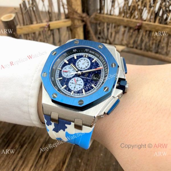 Copy Audemars Piguet Royal Oak Offshore Blue Camouflage Watches Copy Audemars Piguet Royal Oak Offshore Blue Camouflage Watches