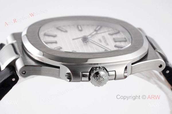Swiss Replica Patek Philippe Nautilus Stainless Steel White Dial Watch Swiss 324 movement Swiss Replica Patek Philippe Nautilus Stainless Steel White Dial Watch Swiss 324 movement