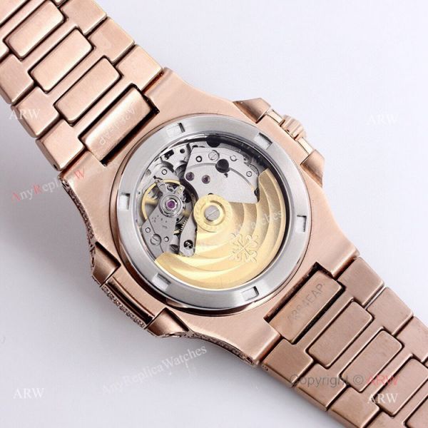 5719 Patek Philippe Nautilus Bust Down Rose Gold Replica Watch 40mm 5719 Patek Philippe Nautilus Bust Down Rose Gold Replica Watch 40mm