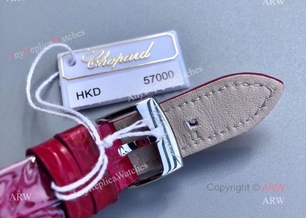Swiss Replica Chopard Happy Diamonds Ladies Watch With Rose Gold Diamond Bezel Swiss Replica Chopard Happy Diamonds Ladies Watch With Rose Gold Diamond Bezel