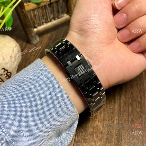 Black Steel Audemars Piguet Royal Oak Replica Watches Automatic Black Steel Audemars Piguet Royal Oak Replica Watches Automatic