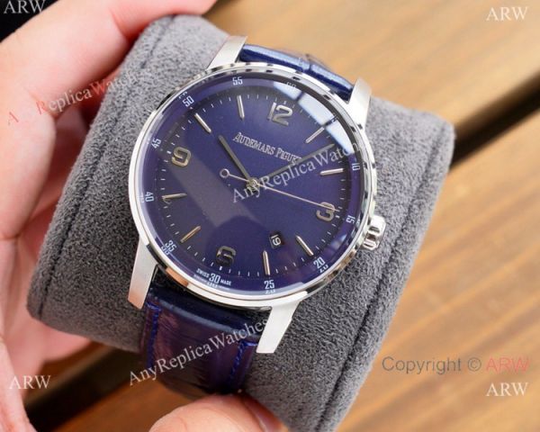 Swiss Quality Audemars Piguet CODE 11.59 Collection Copy Watch Blue Dial Swiss Quality Audemars Piguet CODE 11.59 Collection Copy Watch Blue Dial