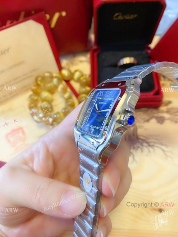 New! Japan Grade Santos De Cartier Couple Watch Stainless Steel Roman Markers New! Japan Grade Santos De Cartier Couple Watch Stainless Steel Roman Markers
