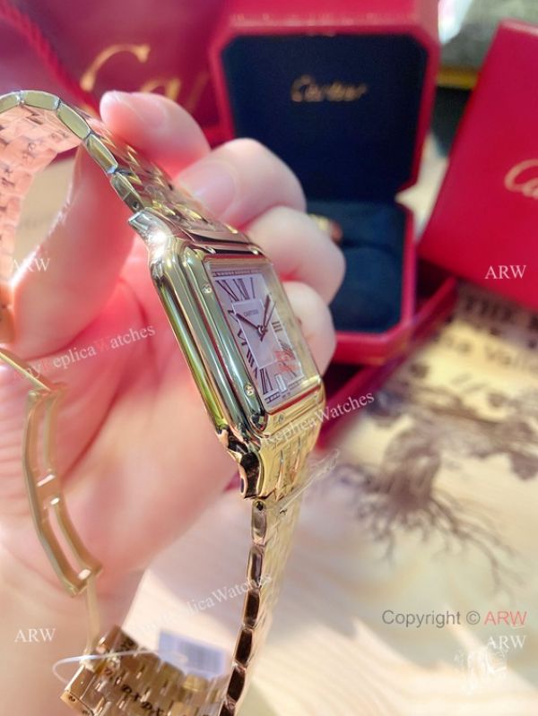 New! Replica Cartier Panthere 38mm Men Watch Yellow Gold New! Replica Cartier Panthere 38mm Men Watch Yellow Gold