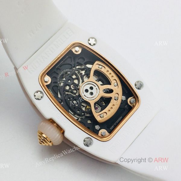 Hot Sale Replica Richard Mille RM 07-01 White Ceramic Case Automatic Watch For Women Hot Sale Replica Richard Mille RM 07-01 White Ceramic Case Automatic Watch For Women