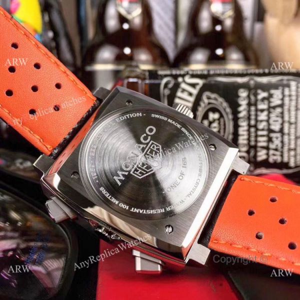 Replica TAG Heuer Monaco Gulf Leather Strap Watches 39mm Replica TAG Heuer Monaco Gulf Leather Strap Watches 39mm