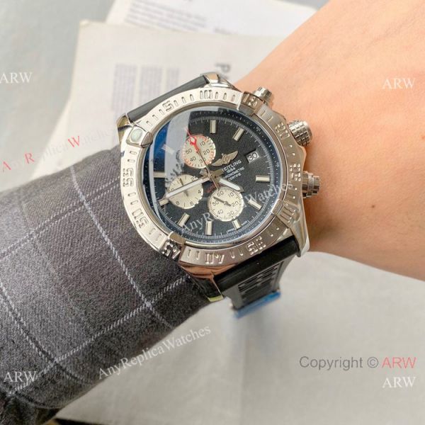 Copy Breitling Super Avenger II Black Chronograph Dial Watch Copy Breitling Super Avenger II Black Chronograph Dial Watch
