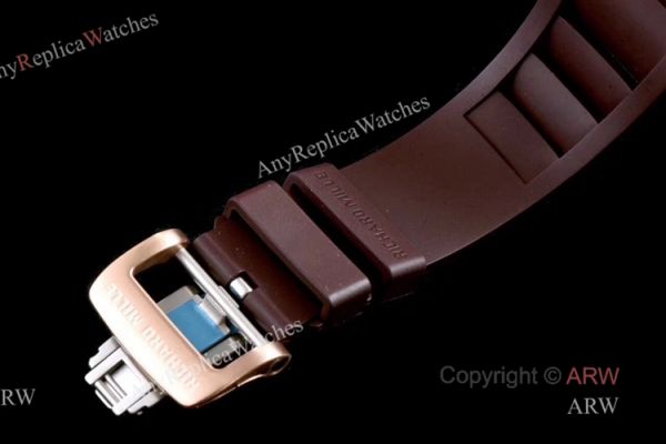 KV Factory Best Replica Richard Mille RM011 Brown Ceramic Flyback Chronograph Watch For Men KV Factory Best Replica Richard Mille RM011 Brown Ceramic Flyback Chronograph Watch For Men
