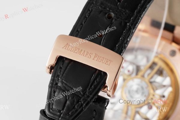 BF Factory Audemars Piguet Royal Oak 41mm Rose Gold Leather Strap Watch AAA Replica BF Factory Audemars Piguet Royal Oak 41mm Rose Gold Leather Strap Watch AAA Replica