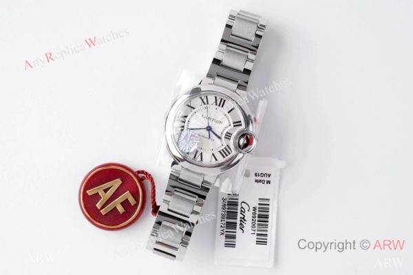 AF 1:1 Best Edition Cartier Ballon Bleu 33mm Replica Watch Stainless Steel AF 1:1 Best Edition Cartier Ballon Bleu 33mm Replica Watch Stainless Steel