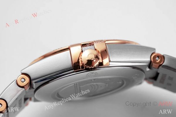 NEW! Swiss Replica Omega Constellation Two Tone Rose Gold Watch 28mm Quartz NEW! Swiss Replica Omega Constellation Two Tone Rose Gold Watch 28mm Quartz