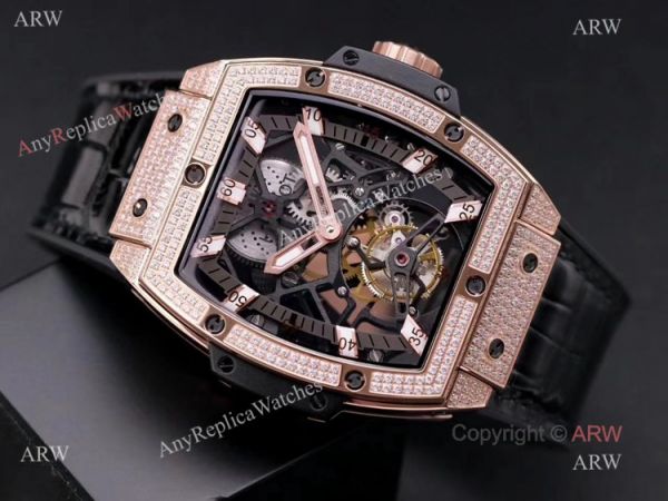 Best Hublot Masterpiece Mp-06 Senna Rose Gold Diamond Tourbillon Watch Replica Best Hublot Masterpiece Mp-06 Senna Rose Gold Diamond Tourbillon Watch Replica