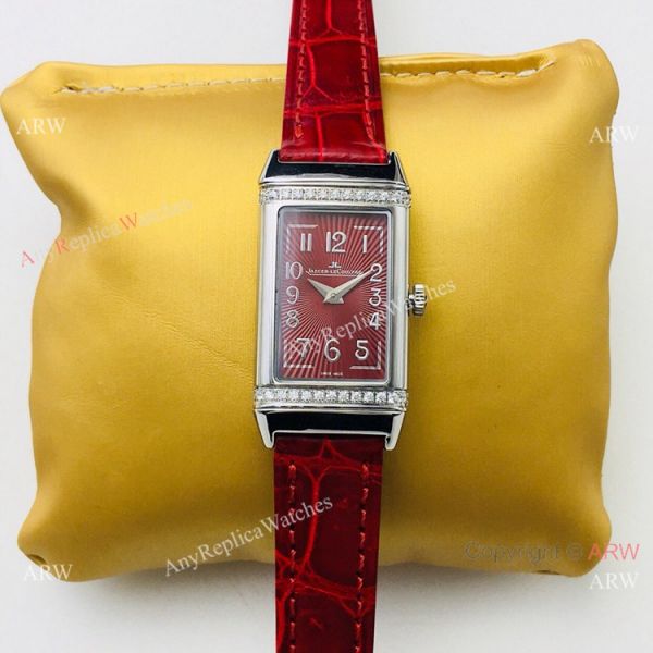 Swiss Copy Jaeger-LeCoultre Reverso One Duetto Ladies Watch Red and Silver Swiss Copy Jaeger-LeCoultre Reverso One Duetto Ladies Watch Red and Silver
