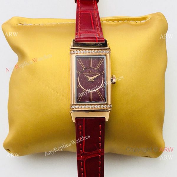 Swiss Copy Jaeger-LeCoultre Reverso One Duetto Rose Gold Diamond Watch Lady 20mm Swiss Copy Jaeger-LeCoultre Reverso One Duetto Rose Gold Diamond Watch Lady 20mm