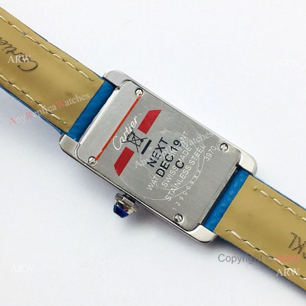 Swiss Replica Cartier Tank Americaine Lady Watches SS White Face Swiss Replica Cartier Tank Americaine Lady Watches SS White Face