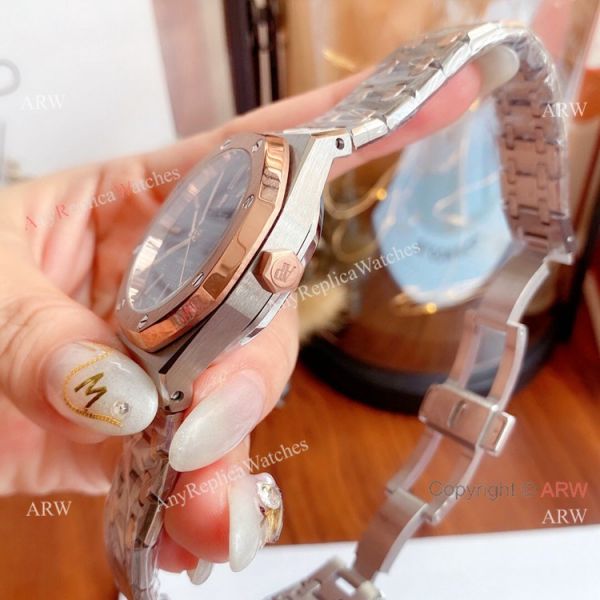 New Replica Audemars Piguet Royal Oak 37mm Lady Watch 2-Tone Rose Gold New Replica Audemars Piguet Royal Oak 37mm Lady Watch 2-Tone Rose Gold