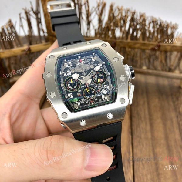 Japan Grade Copy Richard Mille RM11-03 SS Chronograph Watch Japan Grade Copy Richard Mille RM11-03 SS Chronograph Watch