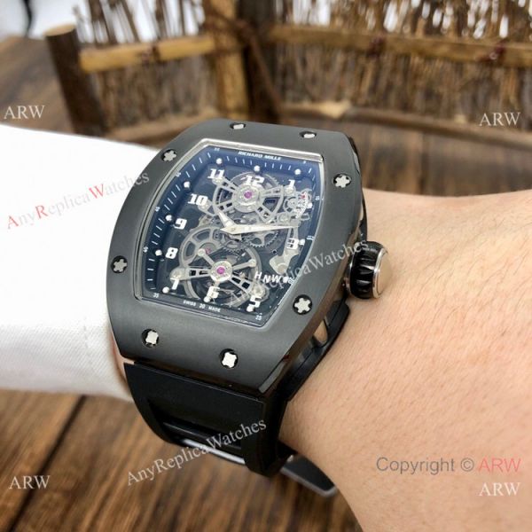 Swiss Quality Copy Richard Mille RM17-01 Black Ceramic Watches Swiss Quality Copy Richard Mille RM17-01 Black Ceramic Watches