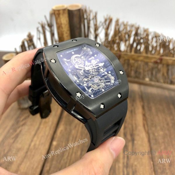 Best Replica Richard Mille RM038 Men Watches Black Steel Best Replica Richard Mille RM038 Men Watches Black Steel