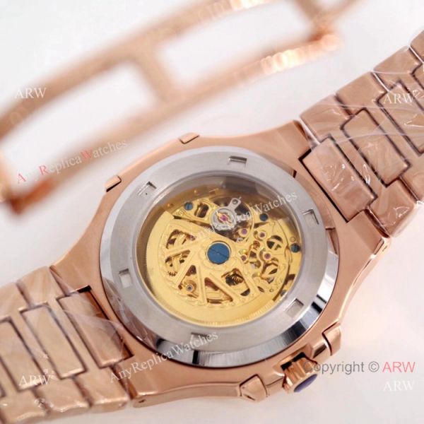 Copy Patek Philippe Skeleton Nautilus Watches Rose Gold Copy Patek Philippe Skeleton Nautilus Watches Rose Gold
